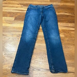 EDDIE BAUER flannel lined straight leg jeans